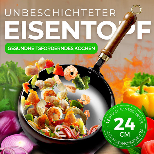 🔥🔥 Schwerer Gusseisen-Bräter (unbeschichtet) – perfekt für Sonntagsbraten & knuspriges Brot! ⏲️🥖 50% reduziert – nur solange der Vorrat reicht!