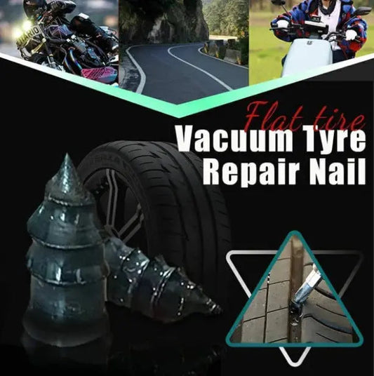 🔧 Vakuum Reifen Reparatur-Nagel  – Schnelle Hilfe bei Platten! Kein Demontieren, kein Luftverlust, für Auto/Motorrad/LKW