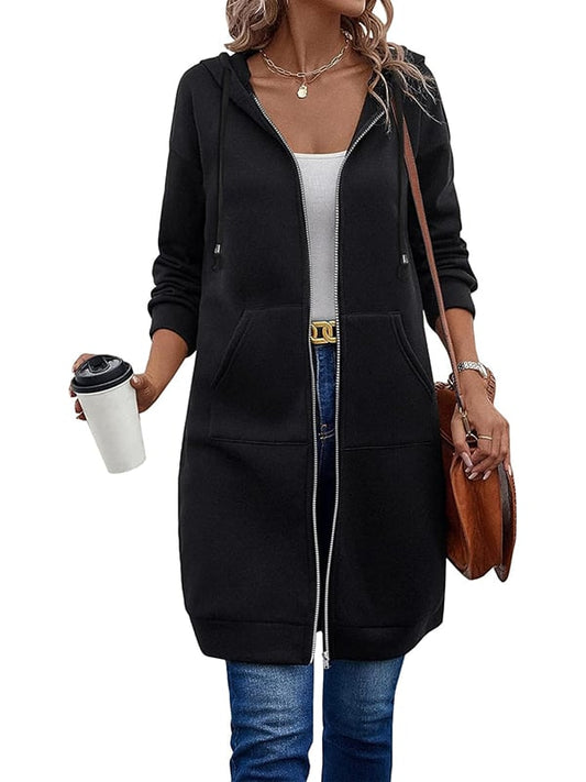 🎊 Zeitlich begrenztes Sonderangebot 💕Damen Freizeit-Fleece-Hoodies mit Reißverschluss