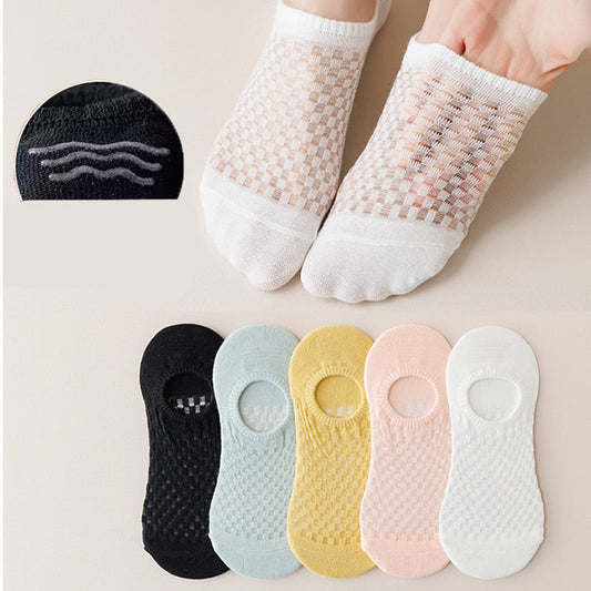 Atmungsaktive Mesh-Socken für Damen mit niedrigem Schnitt