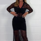 🔥👗2025 Neue Produkte Hot Sale✨Damen Sexy V-Ausschnitt Spitzenkleid