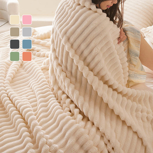 🍂Herbstausverkauf – 50 % Rabatt!🛏️Dicke Plüschdecke mit Hasenmotiv und Bezug aus Milchvelours🏆Kuscheln Sie sich in ultimativen Komfort