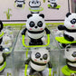Entzückendes Aufziehspielzeug-Set mit Pandas für Kinder